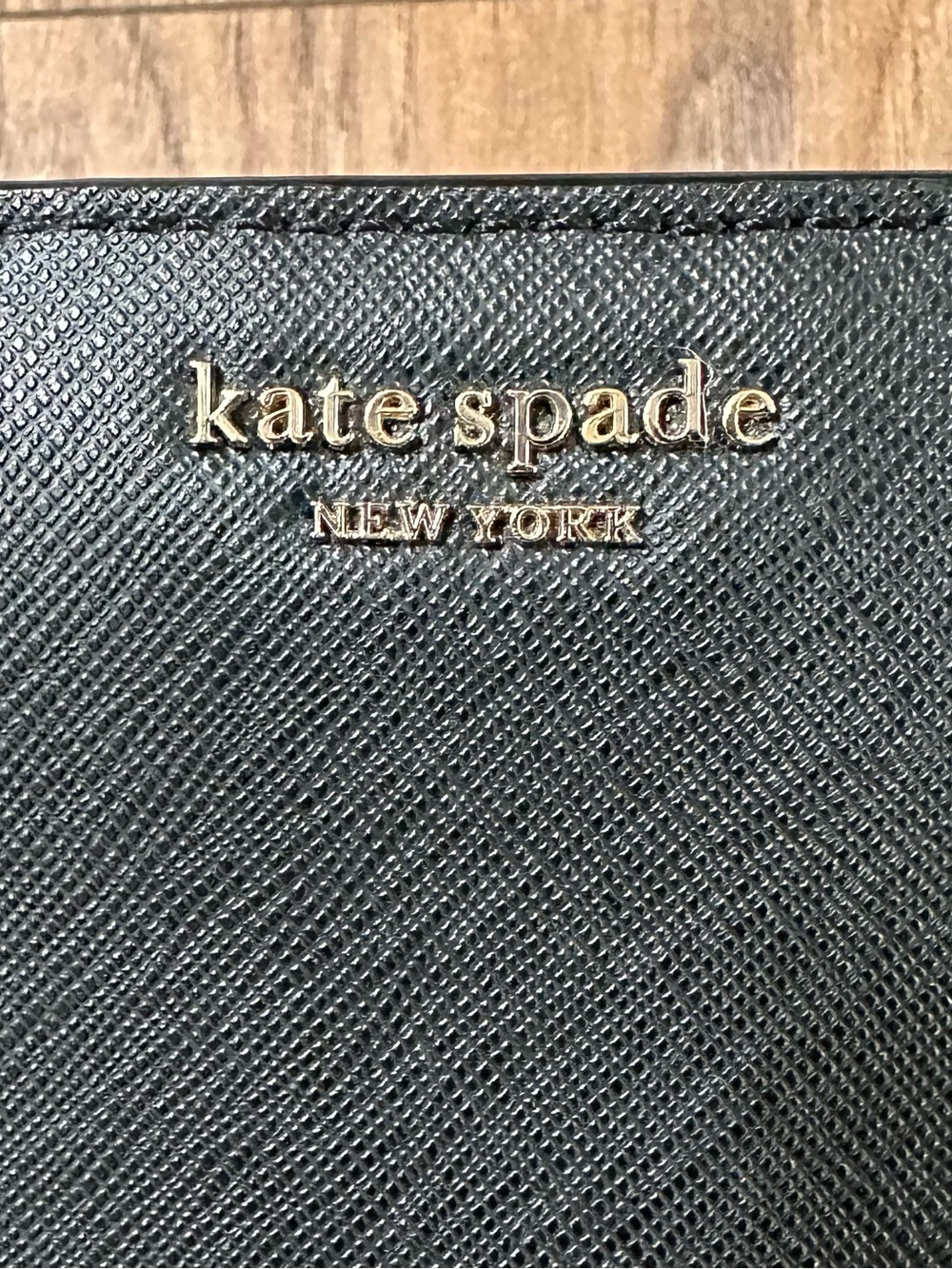kate spade Black Saffiano Leather Zip Wallet - Picture 10 of 10